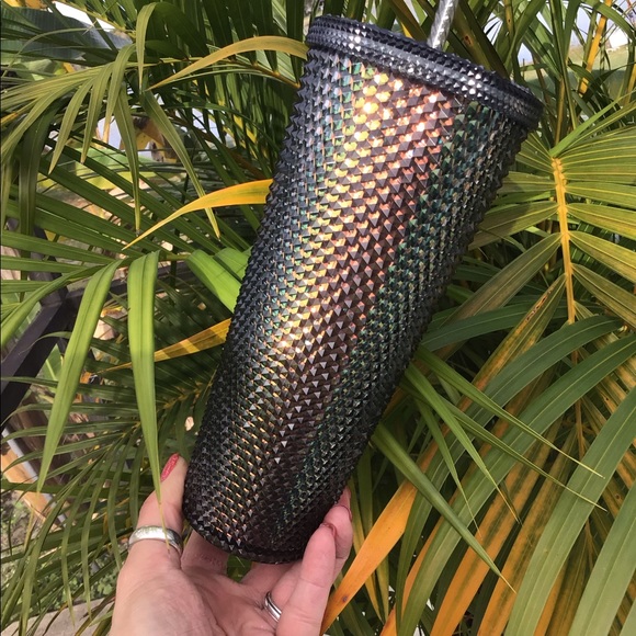 Starbucks Black Studded Unicorn Iridescent Limited Edition Tumbler Cup Venti New - Picture 7 of 11